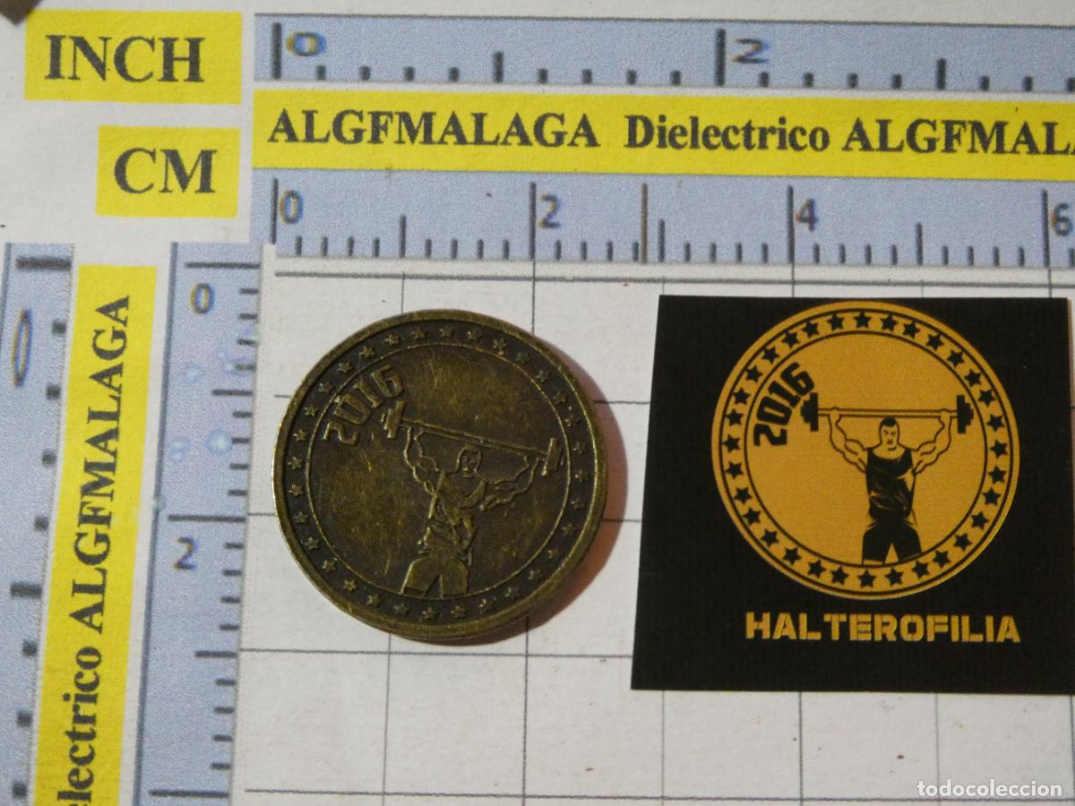 Sammelleidenschaft Sport: MONEDA MEDALLA. DEPORTES OL&Iacute;MPICOS OLIMPIADAS RIO JANEIRO 2016 BRASIL. HALTEROFILIA