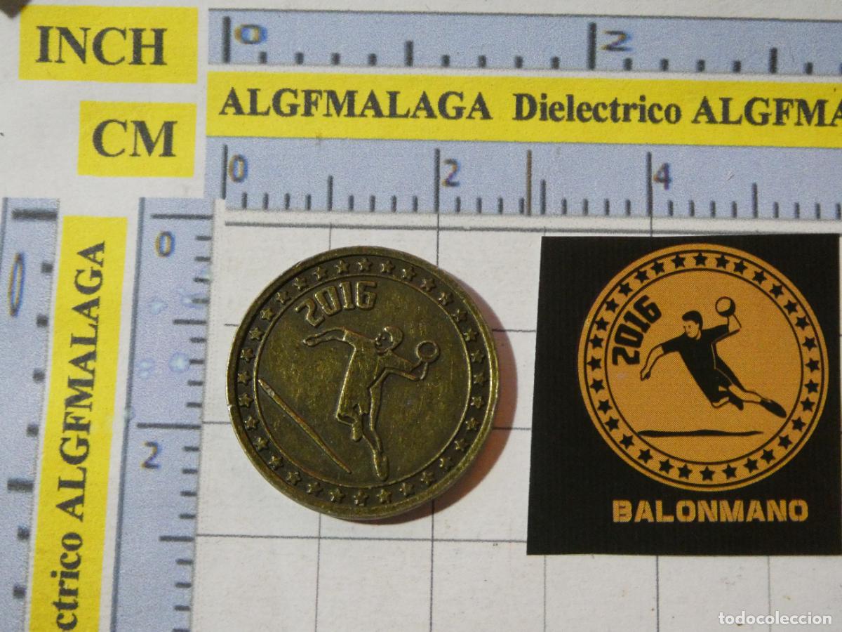 Coleccionismo deportivo: MONEDA MEDALLA. DEPORTES OL&Iacute;MPICOS OLIMPIADAS RIO JANEIRO 2016 BRASIL. BALONMANO