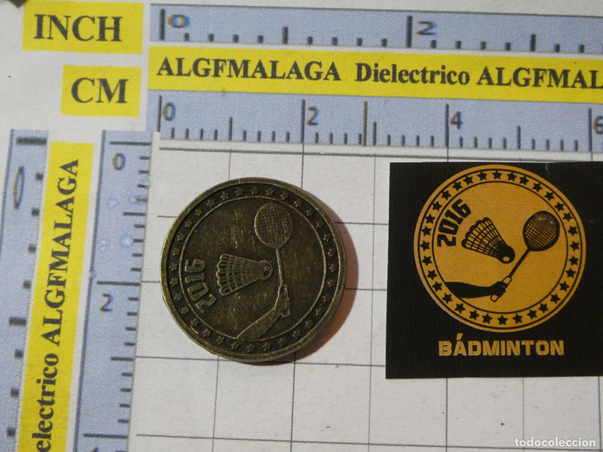 Coleccionismo deportivo: MONEDA MEDALLA. DEPORTES OL&Iacute;MPICOS OLIMPIADAS RIO JANEIRO 2016 BRASIL. BADMINT&Oacute;N