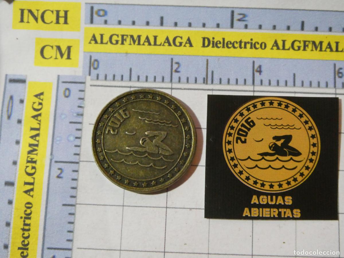 Coleccionismo deportivo: MONEDA MEDALLA. DEPORTES OL&Iacute;MPICOS OLIMPIADAS RIO JANEIRO 2016 BRASIL. NATACI&Oacute;N AGUAS ABIERTAS
