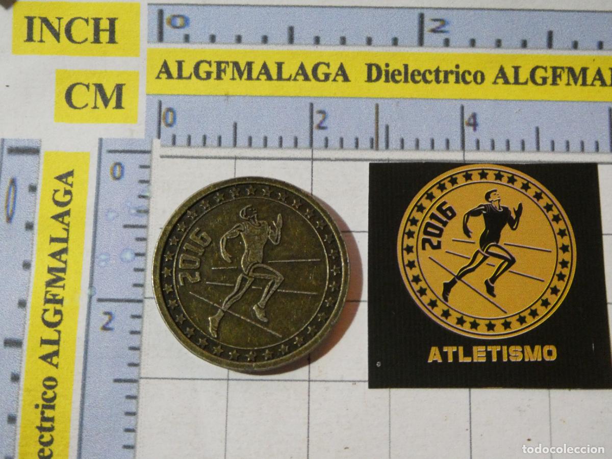Coleccionismo deportivo: MONEDA MEDALLA. DEPORTES OL&Iacute;MPICOS OLIMPIADAS RIO JANEIRO 2016 BRASIL. ATLETISMO