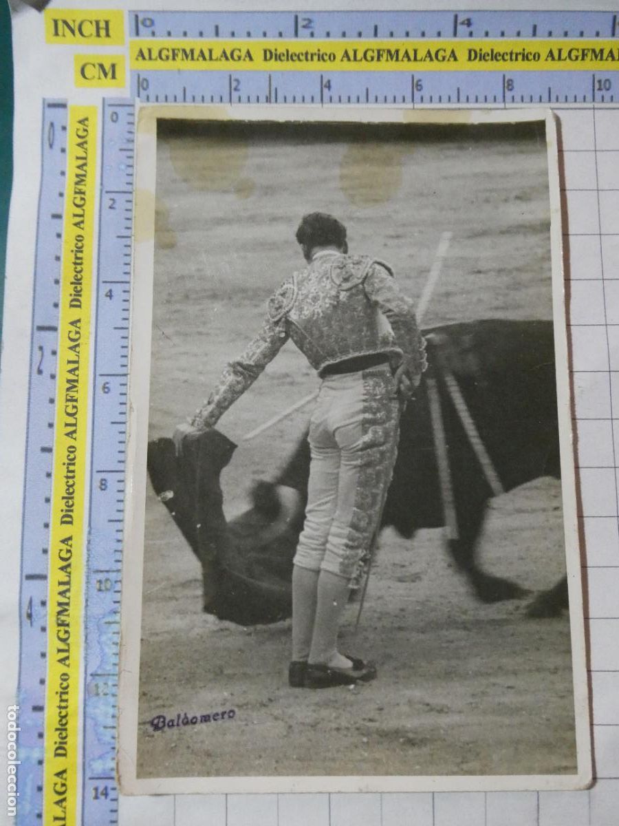 Coleccionismo deportivo: FOTO FOTOGRAF&Iacute;A POSTAL DE TOROS TAUROMAQUIA. TORERO? FOT&Oacute;GRAFO BALDOMERO MADRID. 2923