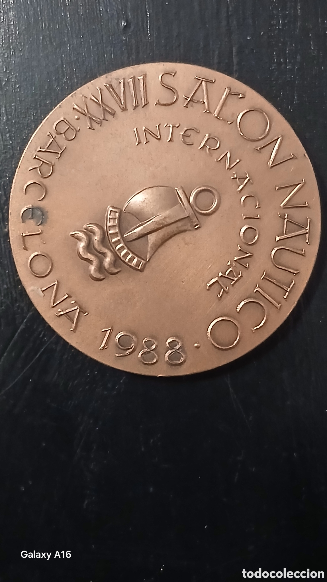 Sports collectibles: Medalla VALLMITJANA del XXV Sal&oacute;n N&aacute;utico Internacional de Barcelona de 1988