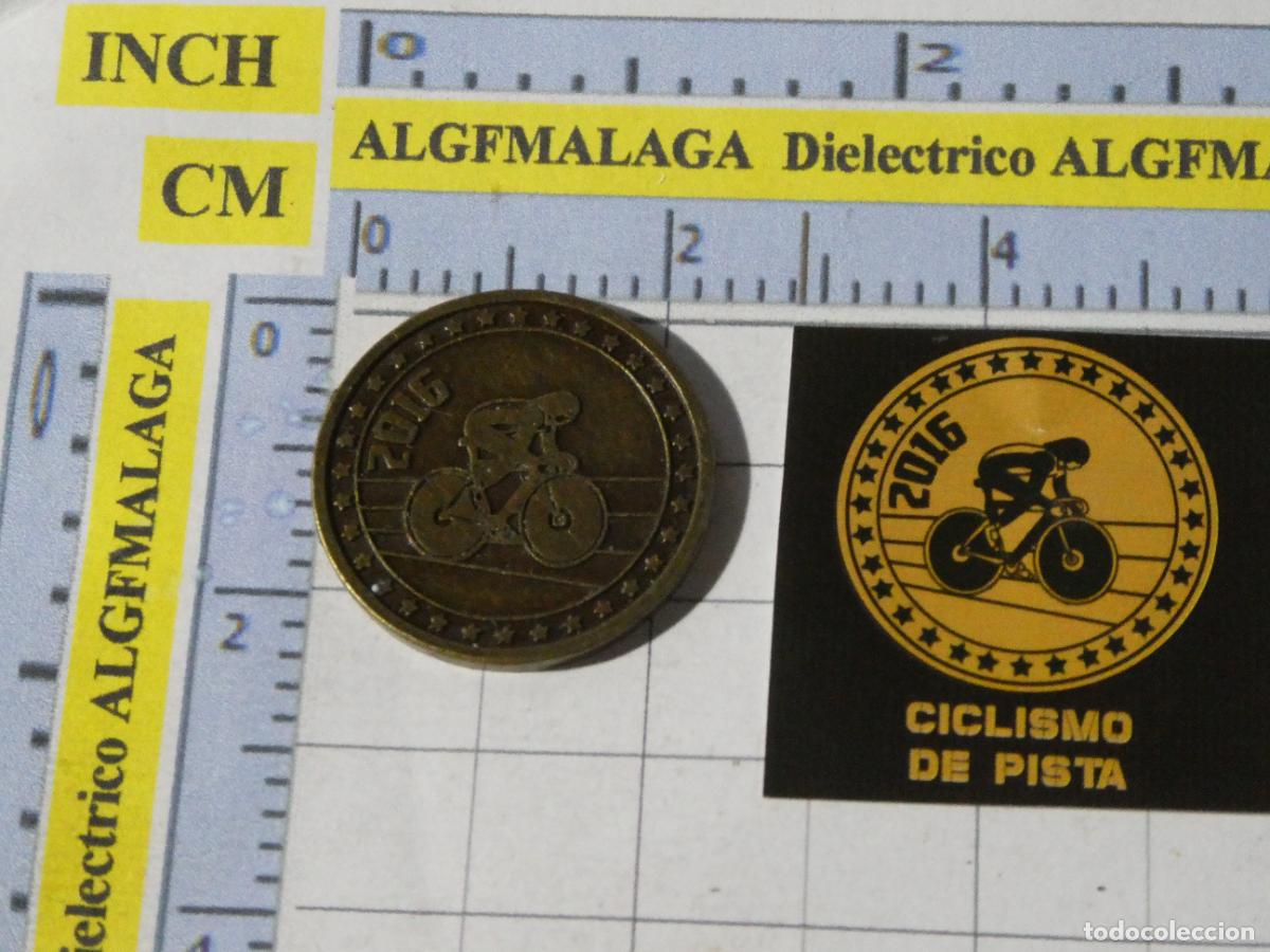 Coleccionismo deportivo: MONEDA MEDALLA. DEPORTES OL&Iacute;MPICOS OLIMPIADAS RIO JANEIRO 2016 BRASIL. CICLISMO EN PISTA