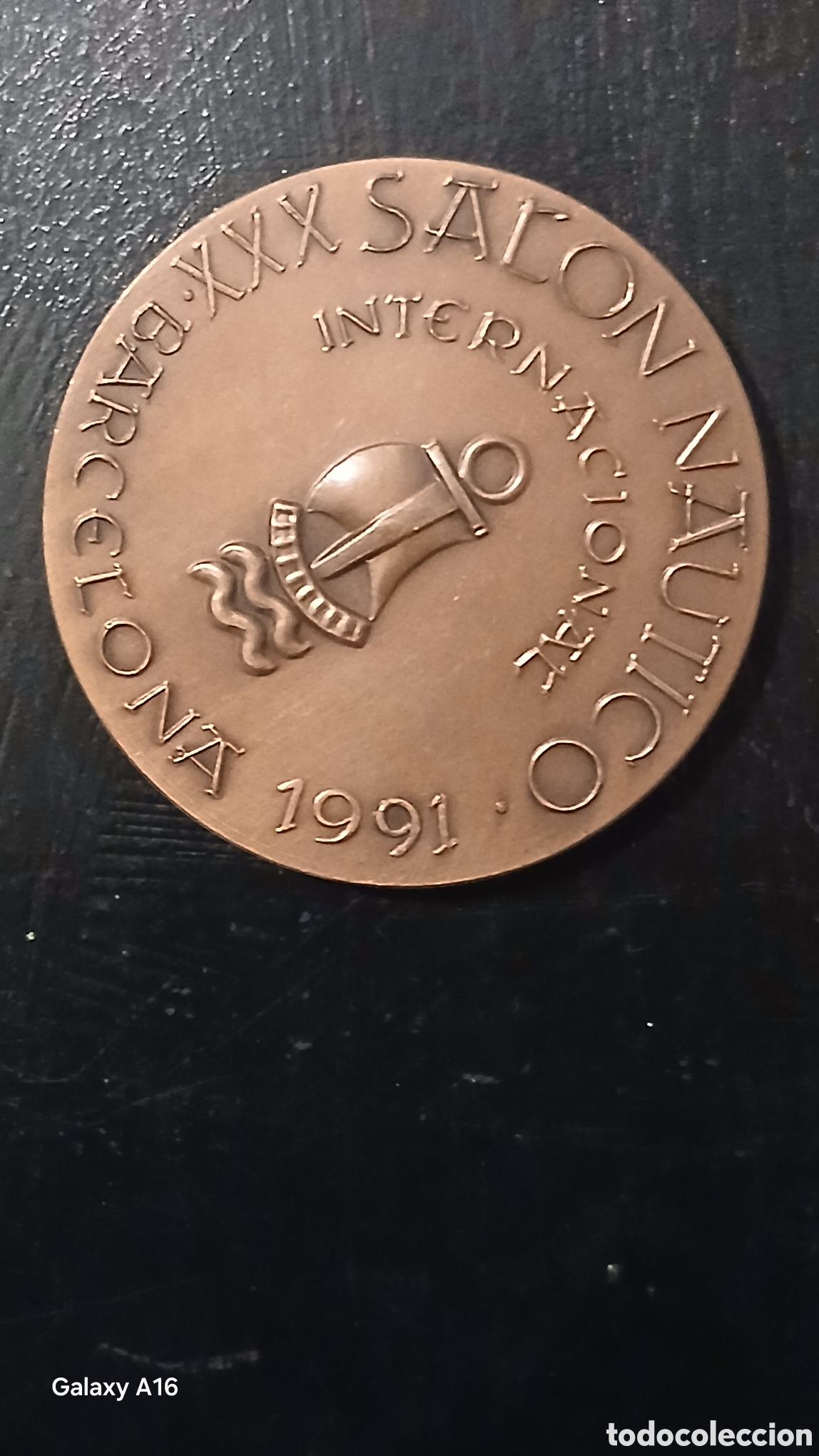 Sports collectibles: Medalla vallmitjana Sal&oacute;n N&aacute;utico Internacion 1991