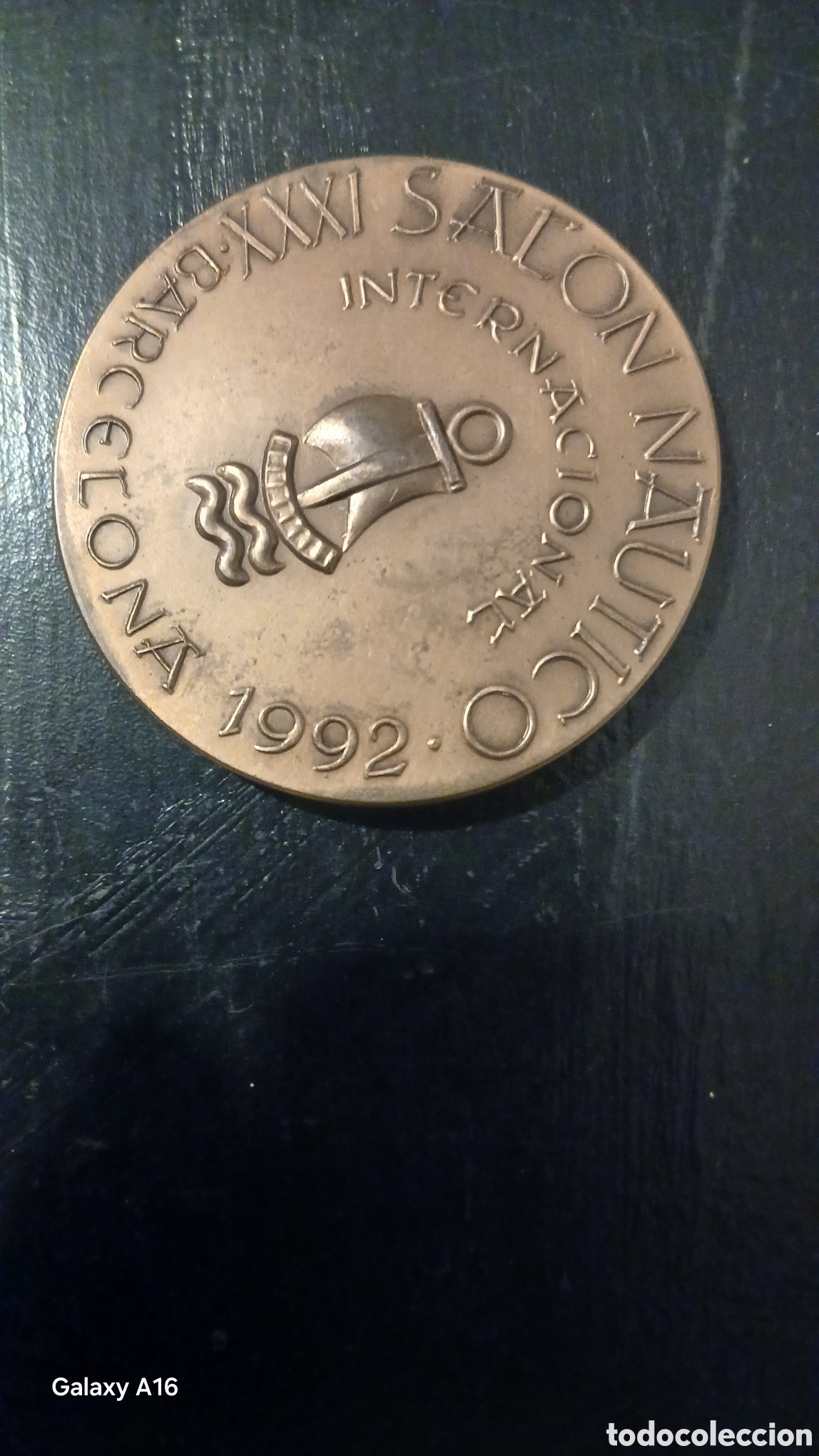 Coleccionismo deportivo: Medalla vallmitjana Sal&oacute;n N&aacute;utico Internacion 1992