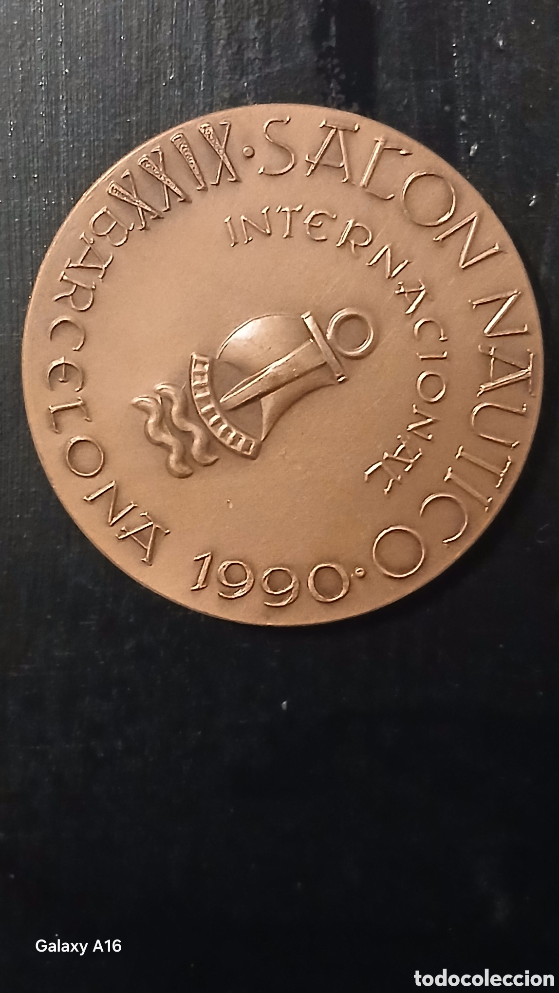 Coleccionismo deportivo: Medalla conmemorativa del XXIX Sal&oacute;n Internacional N&aacute;utico de Barcelona de 1990
