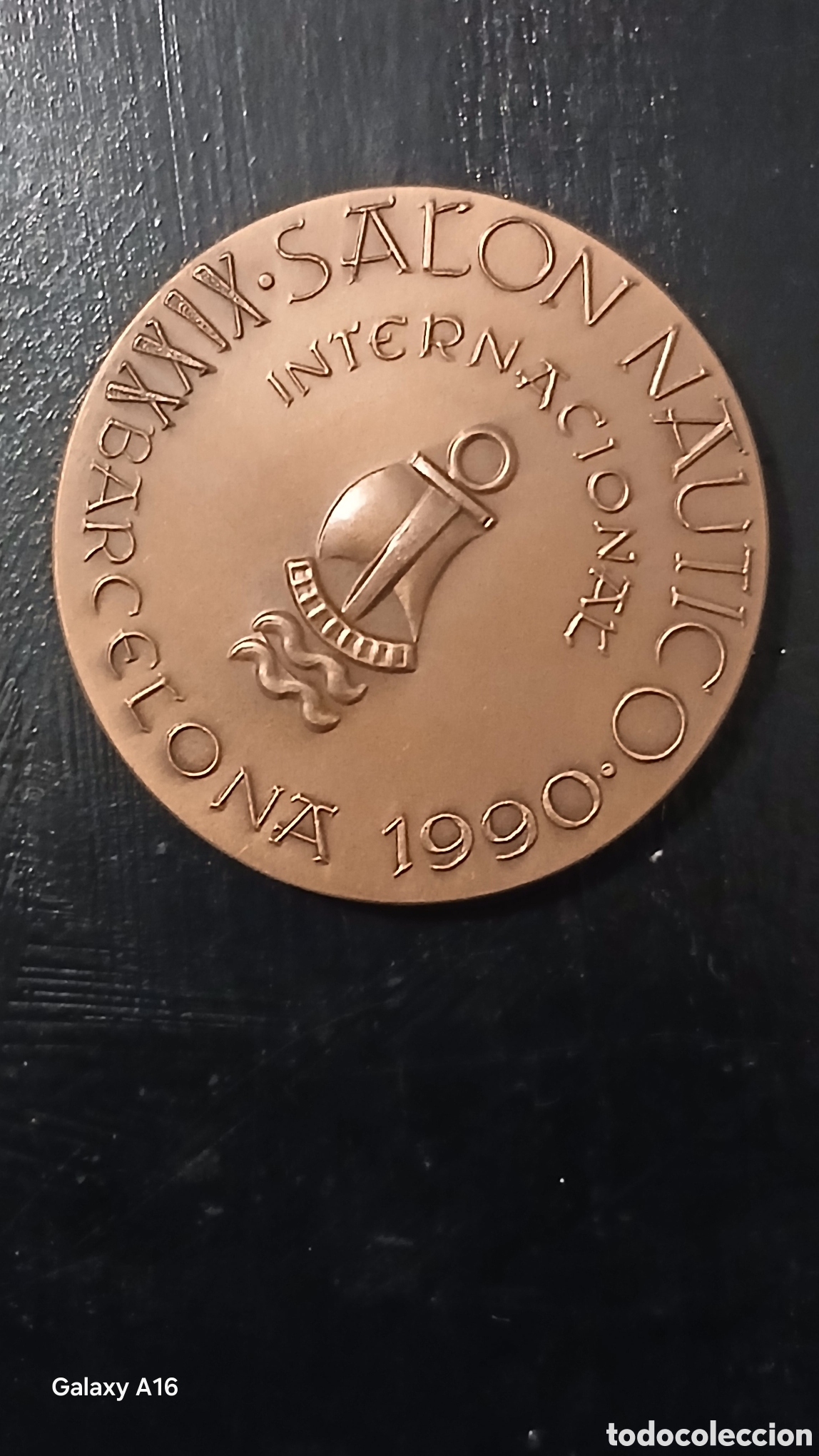 Coleccionismo deportivo: Medalla Sal&oacute;n N&aacute;utico Barcelona 1990