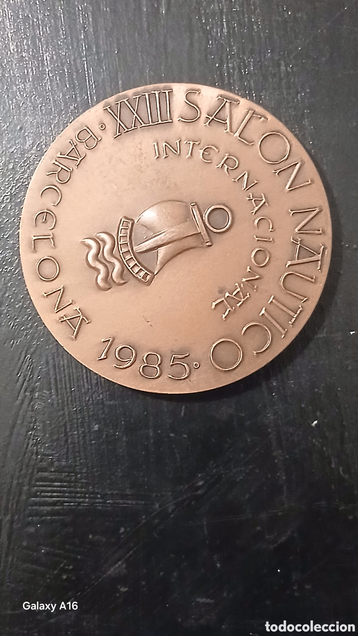 Coleccionismo deportivo: Medalla Sal&oacute;n N&aacute;utico Internacional Barcelona 1985