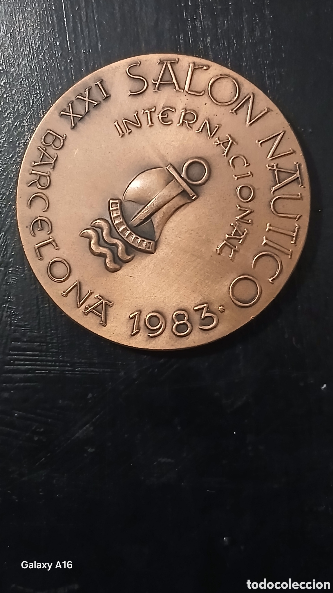Coleccionismo deportivo: Medalla Sal&oacute;n N&aacute;utico Internacional Barcelona 1983