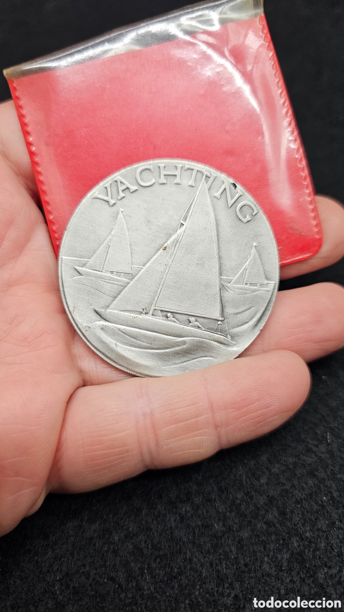 Collezionismo sportivo: medalla conmemorativa o de participaci&oacute;n de la IV Regata Dunhill en Tenerife a&ntilde;o 1979