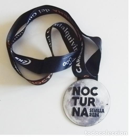 Coleccionismo deportivo: MEDALLA DE LA XXXVI CARRERA NOCTURNA GUADALQUIVIR SEVILLA A&Ntilde;O 2024 DEPORTE METAL M&Aacute;S MEDALLAS VENTA