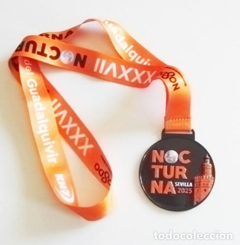 Collezionismo sportivo: MEDALLA DE LA XXXVII CARRERA NOCTURNA GUADALQUIVIR SEVILLA A&Ntilde;O 2025 DEPORTE METAL M&Aacute;S MEDALLAS VENTA
