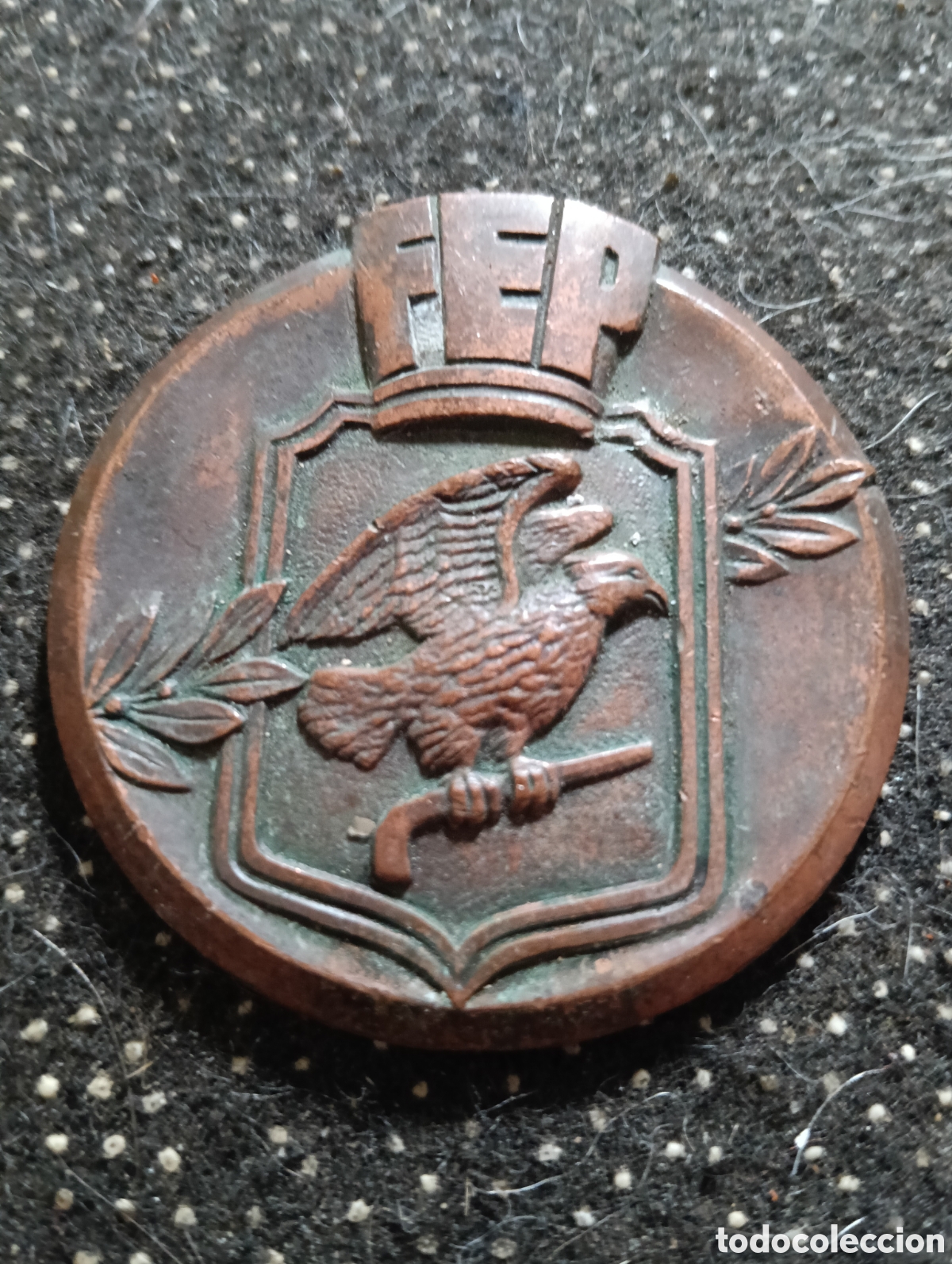 Sammelleidenschaft Sport: Medalla de bronce de patinaje art&iacute;stico de 1976, 1a Categor&iacute;a XXXI CTOS. ESPA&Ntilde;A.