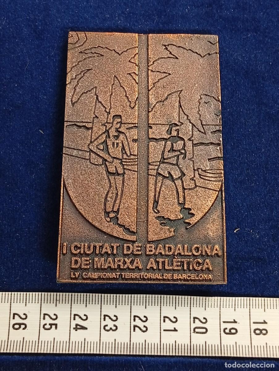 Coleccionismo deportivo: MEDALLA I MARXA ATLETICA CIUTAT DE BADALONA-COLECCI&Oacute;N JORDI LLOPART ATLETA MARXA-