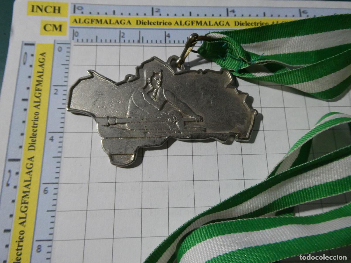 Coleccionismo deportivo: MEDALLA MEDALL&Oacute;N DE REMO FEDERACI&Oacute;N CAMPEONATO ANDALUC&Iacute;A 2014. 40GR
