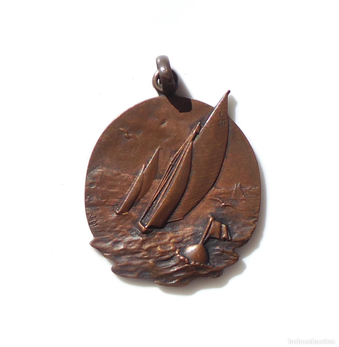 Collectionnisme sportif: MEDALLA DEPORTIVA DE BRONCE DEL REAL CLUB MAR&Iacute;TIMO DE BARCELONA.