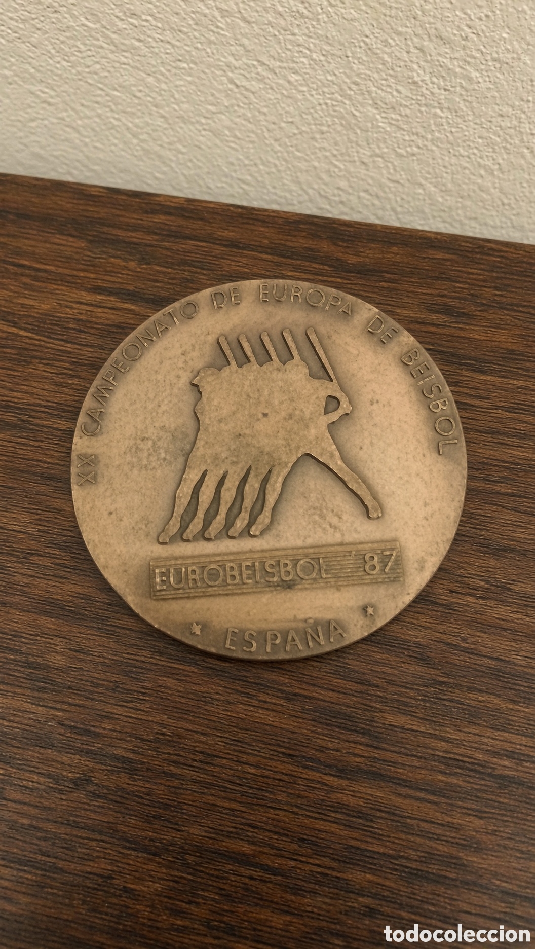 Sammelleidenschaft Sport: Medalla conmemorativa del XX Campeonato de Europa de B&eacute;isbol.1987