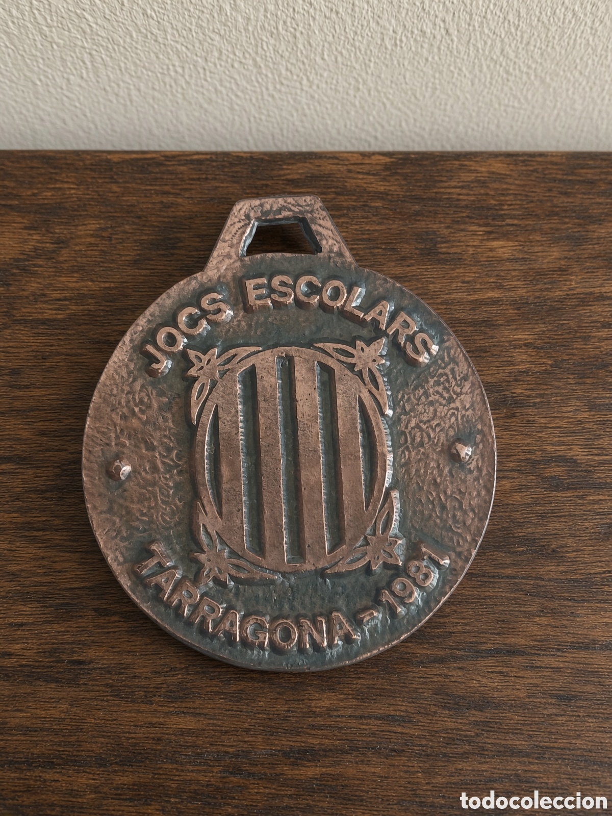 Coleccionismo deportivo: medalla joct escolars Tarragona 1981