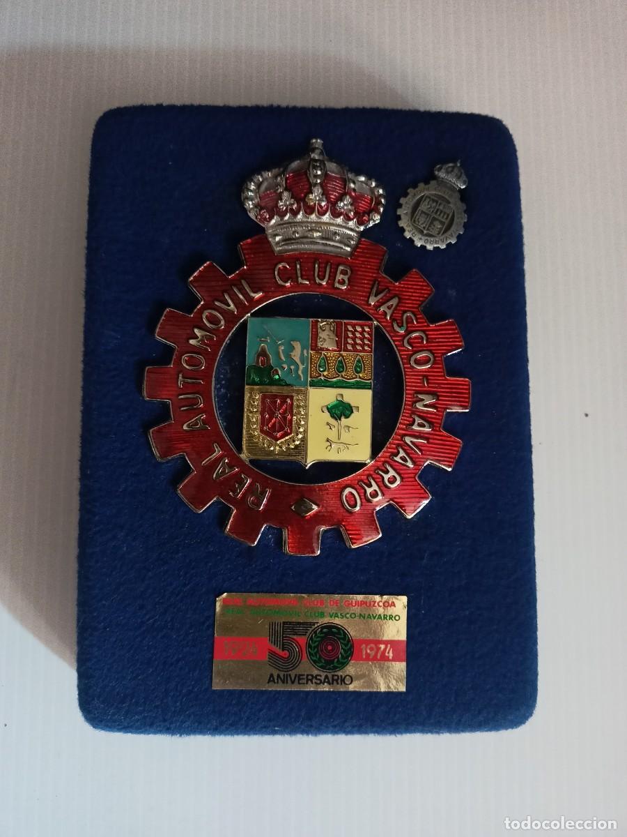 Collezionismo sportivo: RECORDATORIO DEL 50 ANIVERSARIO DEL REAL AUTOMOVIL CLUB VASCO-NAVARRO DEL 1924-1974