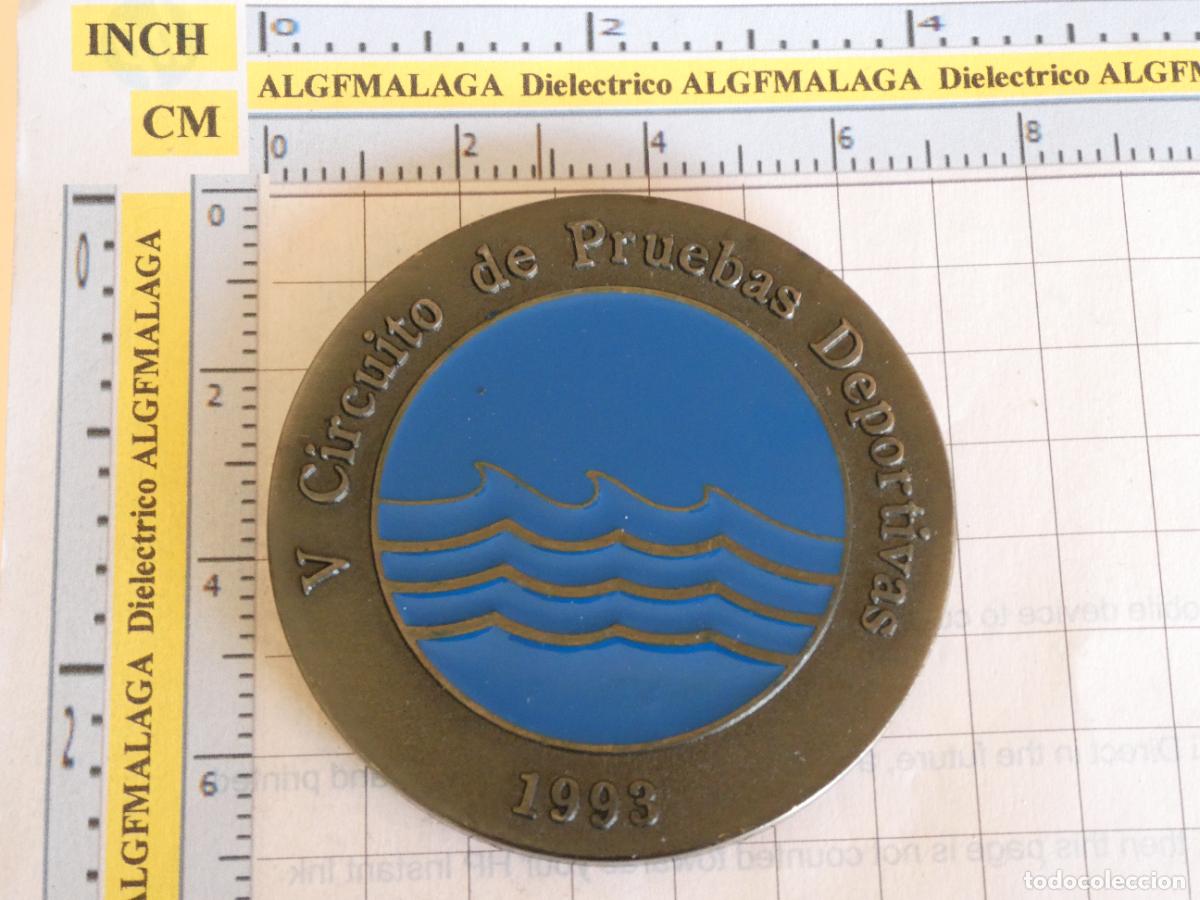 Collectionnisme sportif: MEDALLA MEDALL&Oacute;N ATLETISMO. 1993 IV CIRCUITO PRUEBAS DEPORTIVAS XIII MADRID CANAL ISABEL II 130GR