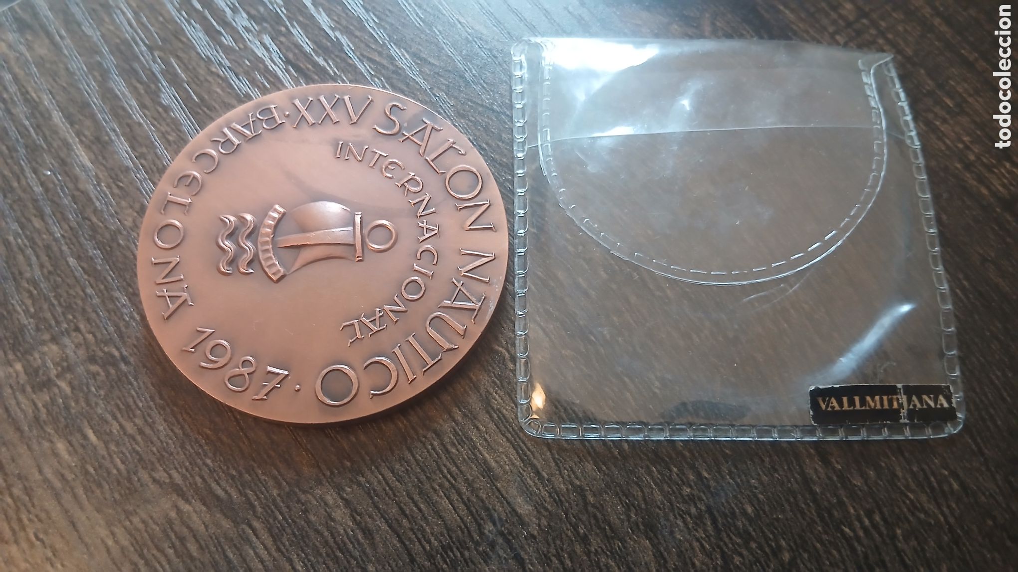 Collezionismo sportivo: Medalla VALLMITJANA del XXV Sal&oacute;n N&aacute;utico Internacional de Barcelona de 1987