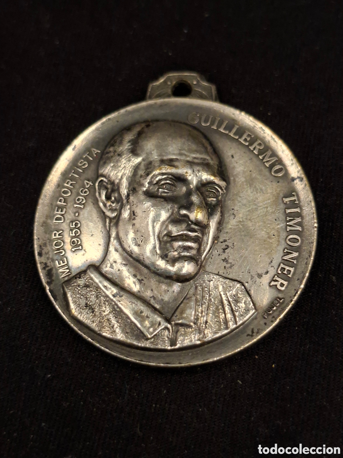 Coleccionismo deportivo: Medalla de Guillermo timoner. Mejor deportista 1955-64. 1979. MTC6