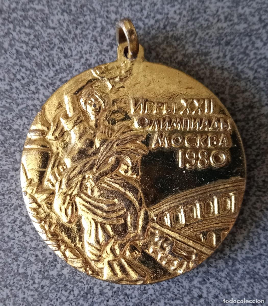 Coleccionismo deportivo: Medalla Mosc&uacute; Olimpiadas 1980