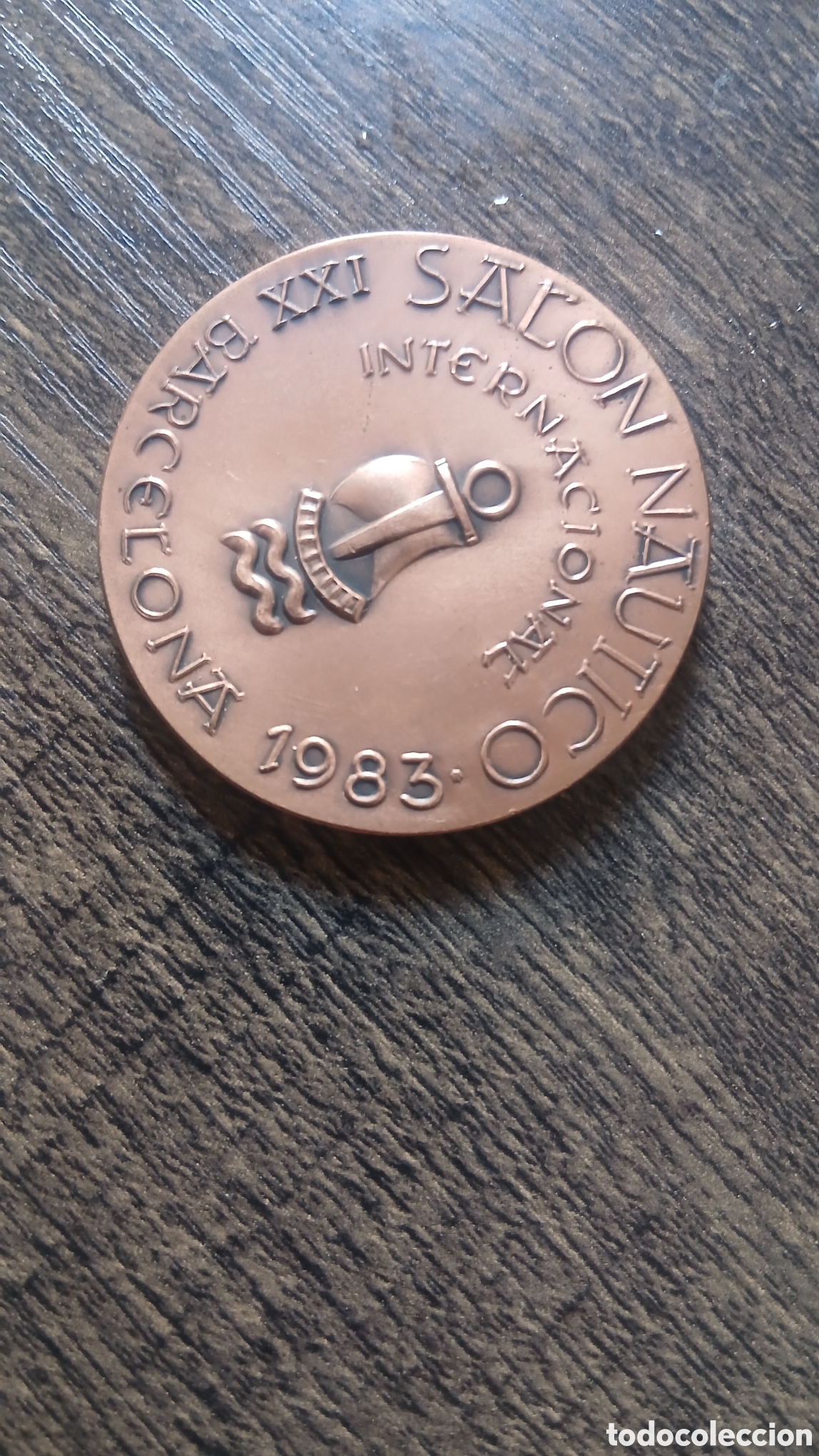 Coleccionismo deportivo: Medalla Sal&oacute;n N&aacute;utico Internacional Barcelona 1983