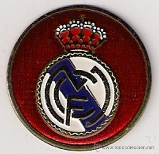 Coleccionismo deportivo: CHAPA CIRCULAR DEL REAL MADRID. - Foto 1