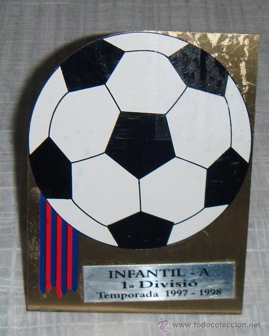 Sammelleidenschaft Sport: trofeo infantil - a  de 1&ordf; division temporada 1997-1998 creo f.c. barcelona
