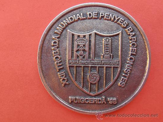 Collezionismo sportivo: Medalla de la trobada de Pe&ntilde;as Baercelonis de Puigcerda de 1.998
