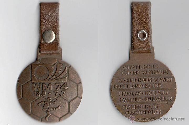 Coleccionismo deportivo: ALEMANIA 1974 CAMPEONATO MUNDIAL DE FUTBOL. MEDALLA ALEMANA.