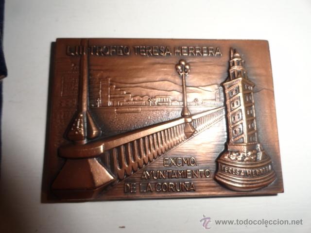 Collectionnisme sportif: MEDALLA LIII TROFEO TERESA HERRERA 1998 JOYERIA MALDE AYUNTAMIENTO LA CORU&Ntilde;A
