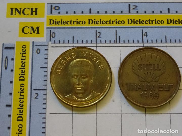 Collectionnisme sportif: MONEDA MEDALLA DE LA SELECCI&Oacute;N ALEMANA DE F&Uacute;TBO. ALEMANIA 1969. JUGADOR BERND PATZKE. SHELL