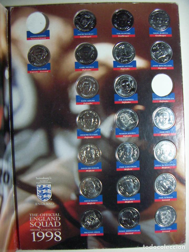 coleccion medallas oficial england squad 1998 - Comprar ...