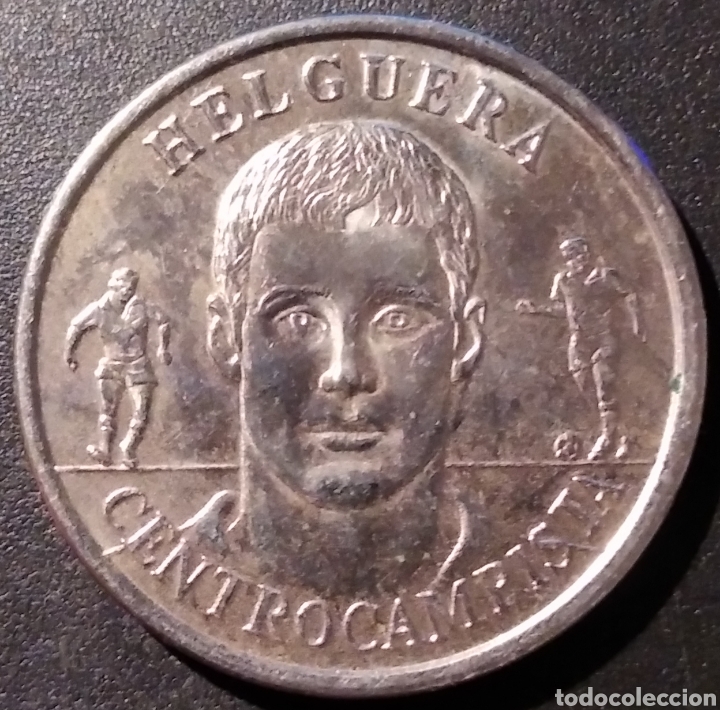 Sammelleidenschaft Sport: TOKEN /FICHA / MEDALLA - HELGUERA - LA COLECCI&Oacute;N OFICIAL DE MEDALLAS DE LA SELECCION - A&Ntilde;O 2000