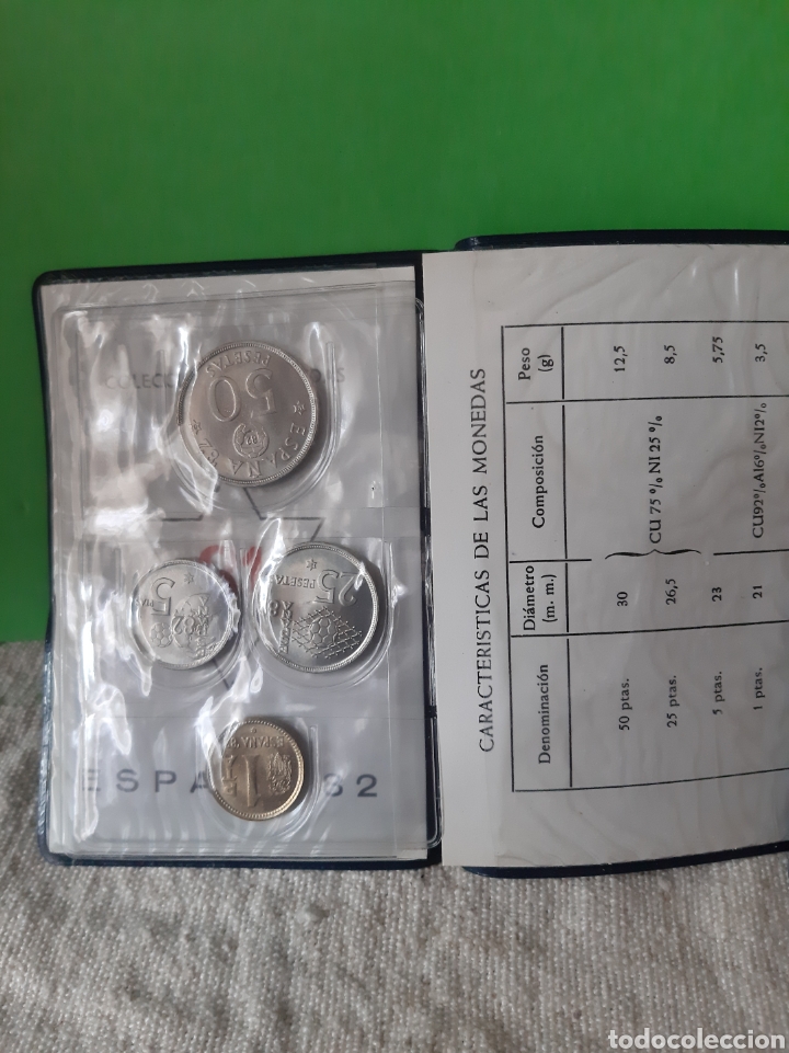 Coleccionismo deportivo: Futbol Espa&ntilde;a mundial 82 serie estrella 81 Juan Carlos I monedas curso oficial