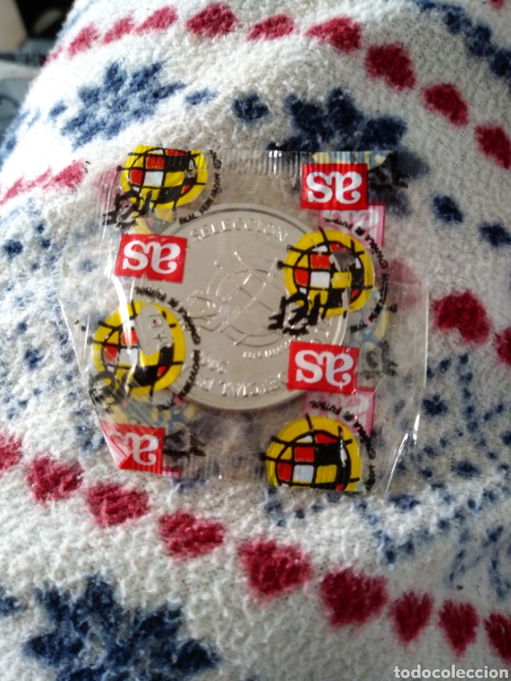 Collectionnisme sportif: Moneda de la colecci&oacute;n de medallas de la selecci&oacute;n espa&ntilde;ola del a&ntilde;o 2000 Aranz&aacute;bal