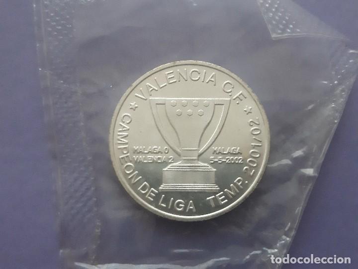 Sammelleidenschaft Sport: MONEDA VALENCIA CLUB FUTBOL CAMPEON LIGA 2001/ 2002