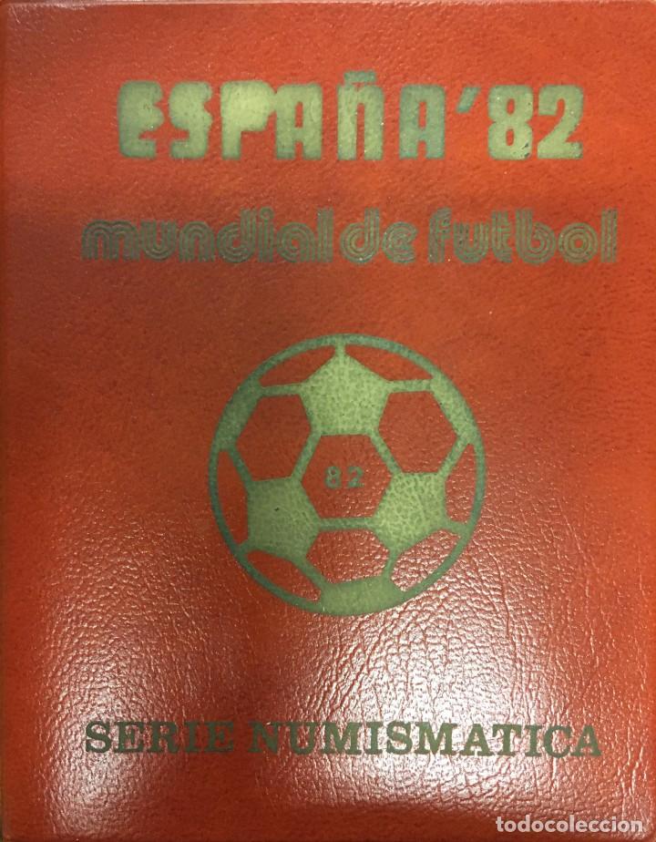 Coleccionismo deportivo: MONEDAS MUNDIAL DE FUTBOL ESPA&Ntilde;A 1982 - SERIE NUMISMATICA -