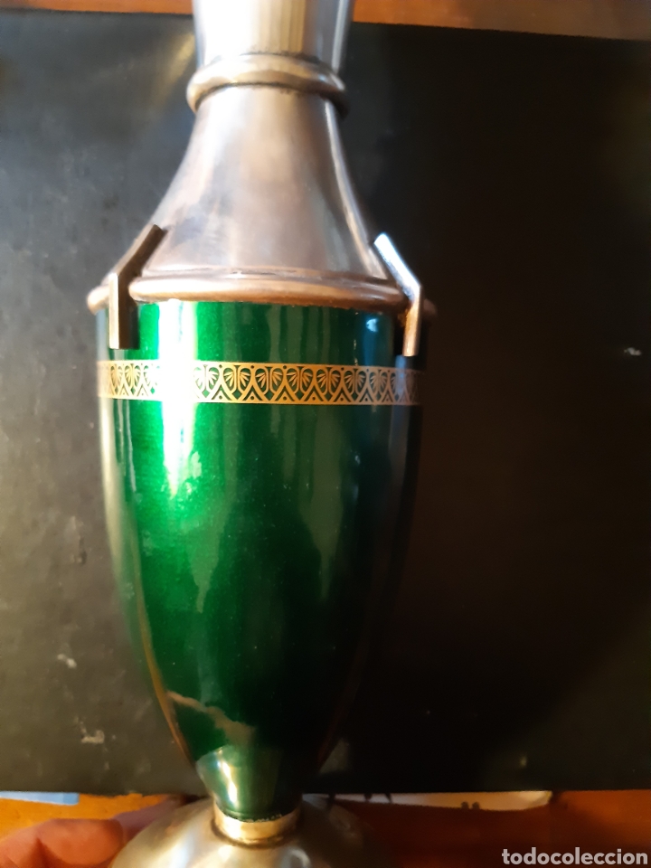 Collectionnisme sportif: Trofeo del Bar&ccedil;a de plata (marcada)jarron de 755 gr a&ntilde;os 60