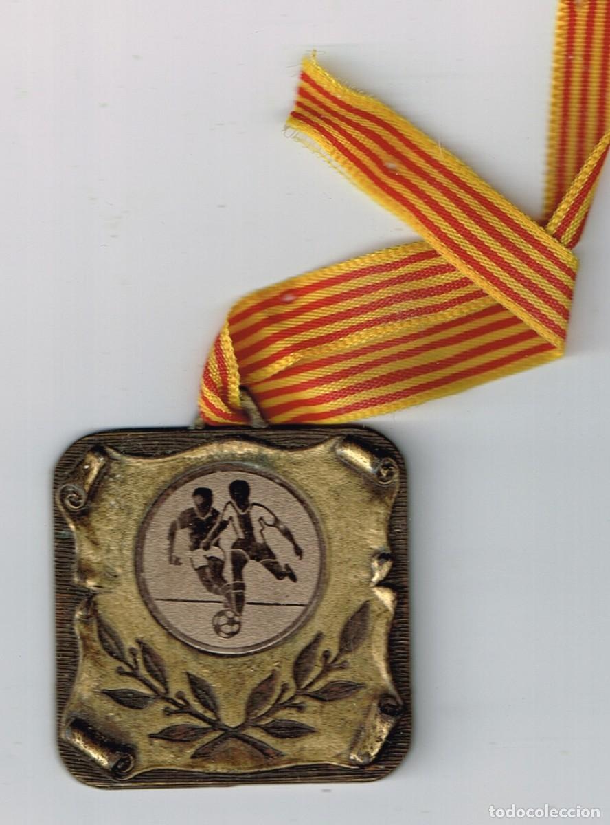 Coleccionismo deportivo: 1987 MEDALLA METALL &rdquo;TORNEIG BENJAM&Iacute;&rdquo; DE FUTBOL U. E. PORQUERES