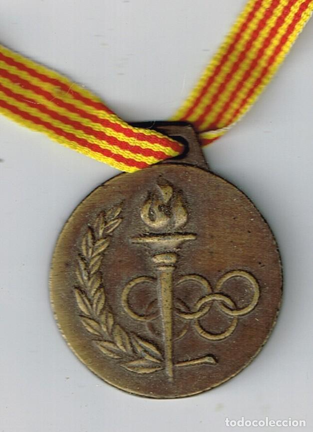 Coleccionismo deportivo: 80&acute;s ca. MEDALLA METALL II&ordm; CONCURS DIBUIX UNI&Oacute; ESPORTIVA PORQUERES