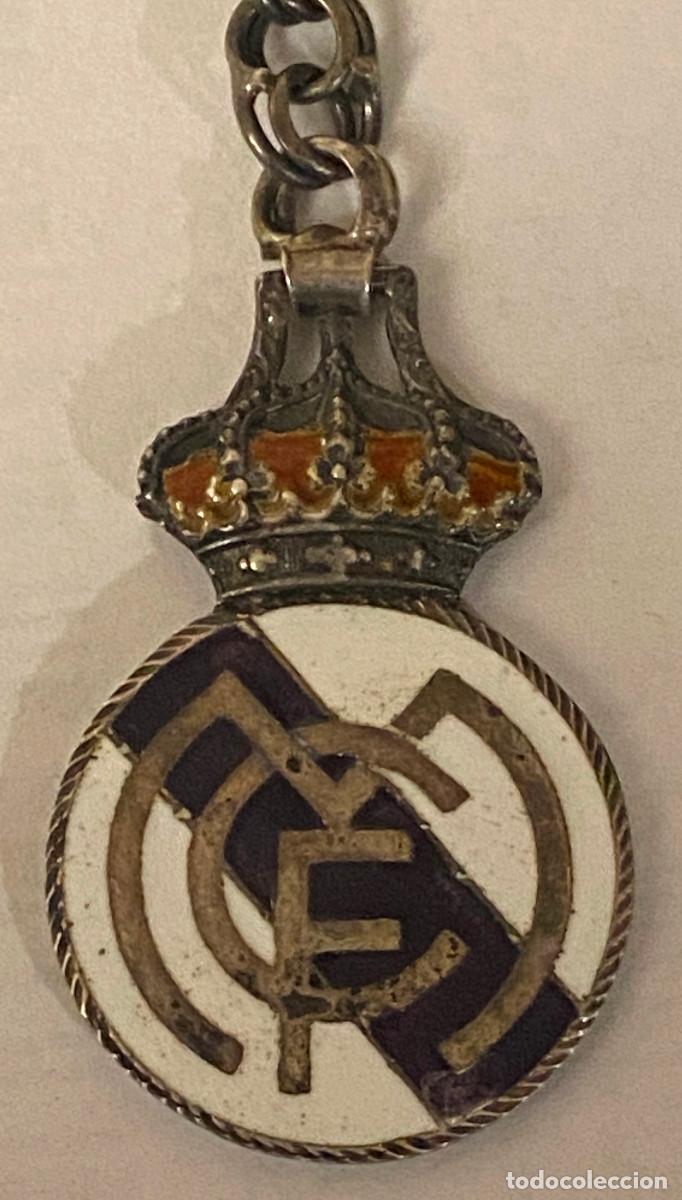 Llavero escudo Real Madrid Plata de ley calado [6773]