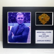 Coleccionismo deportivo: 1974 KUBALA MEDALLA COPA 12 OCTUBRE ARGENTINA V ESPAÑA. Lote 399375654
