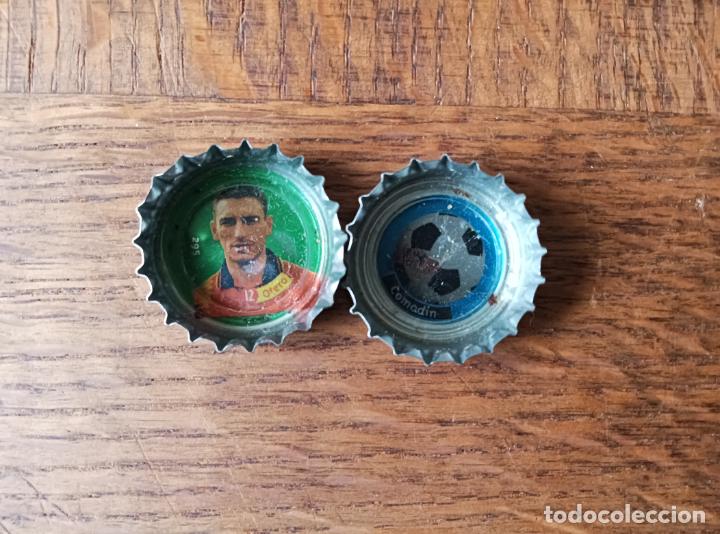 Collectionnisme sportif: EUROCOPA 1996 - 2 CHAPAS PROMOCIONAL DE COCA COLA -