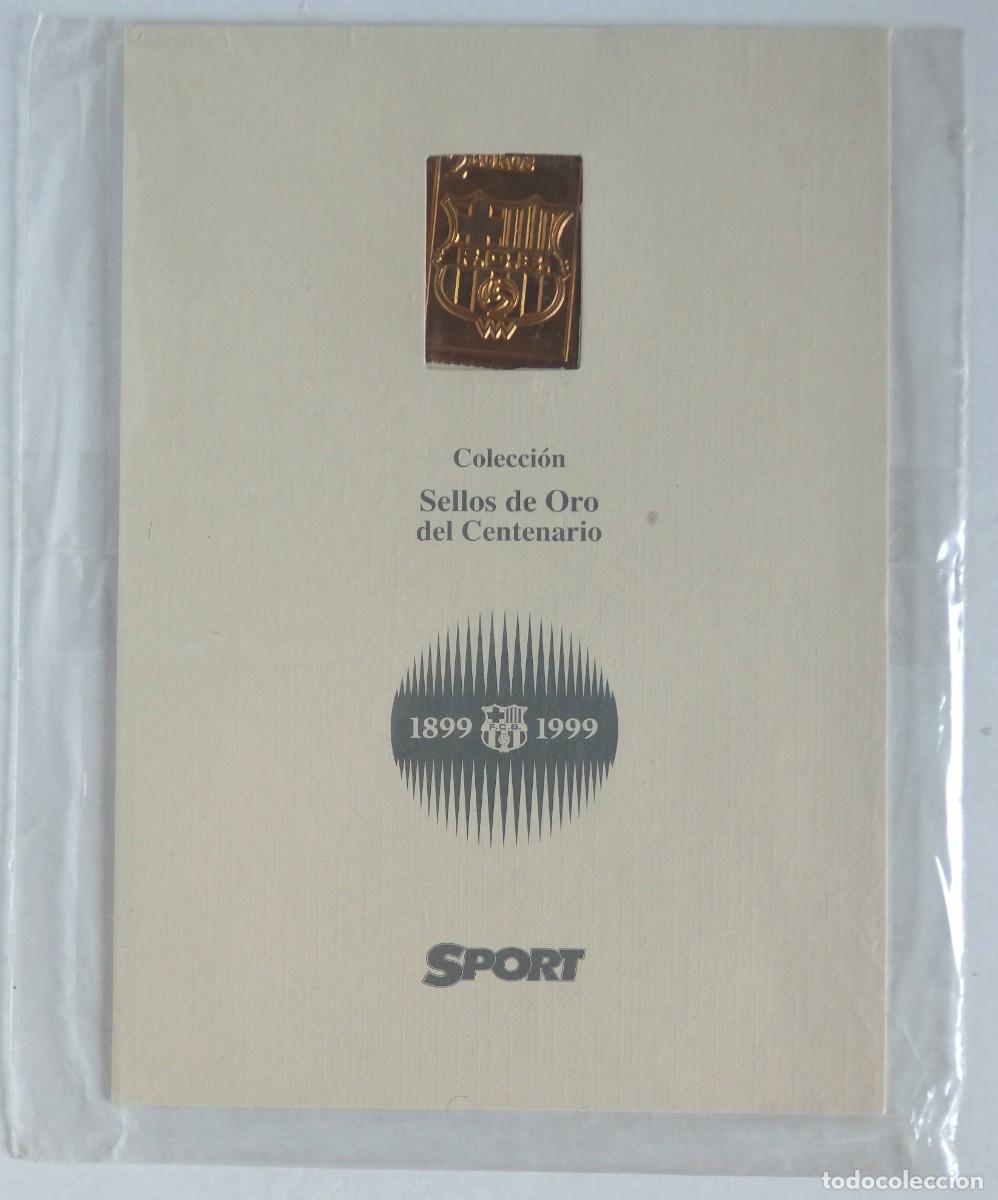 Coleccionismo deportivo: sellos de oro del centenario SPORT
