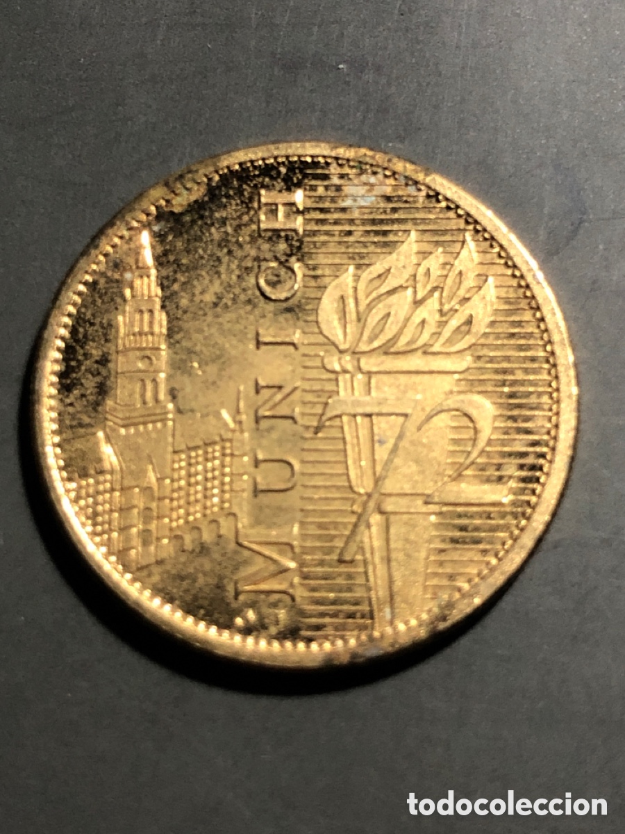 Collectionnisme sportif: moneda medalla XX olimpiadas Munich - Alemania Germany - 1972