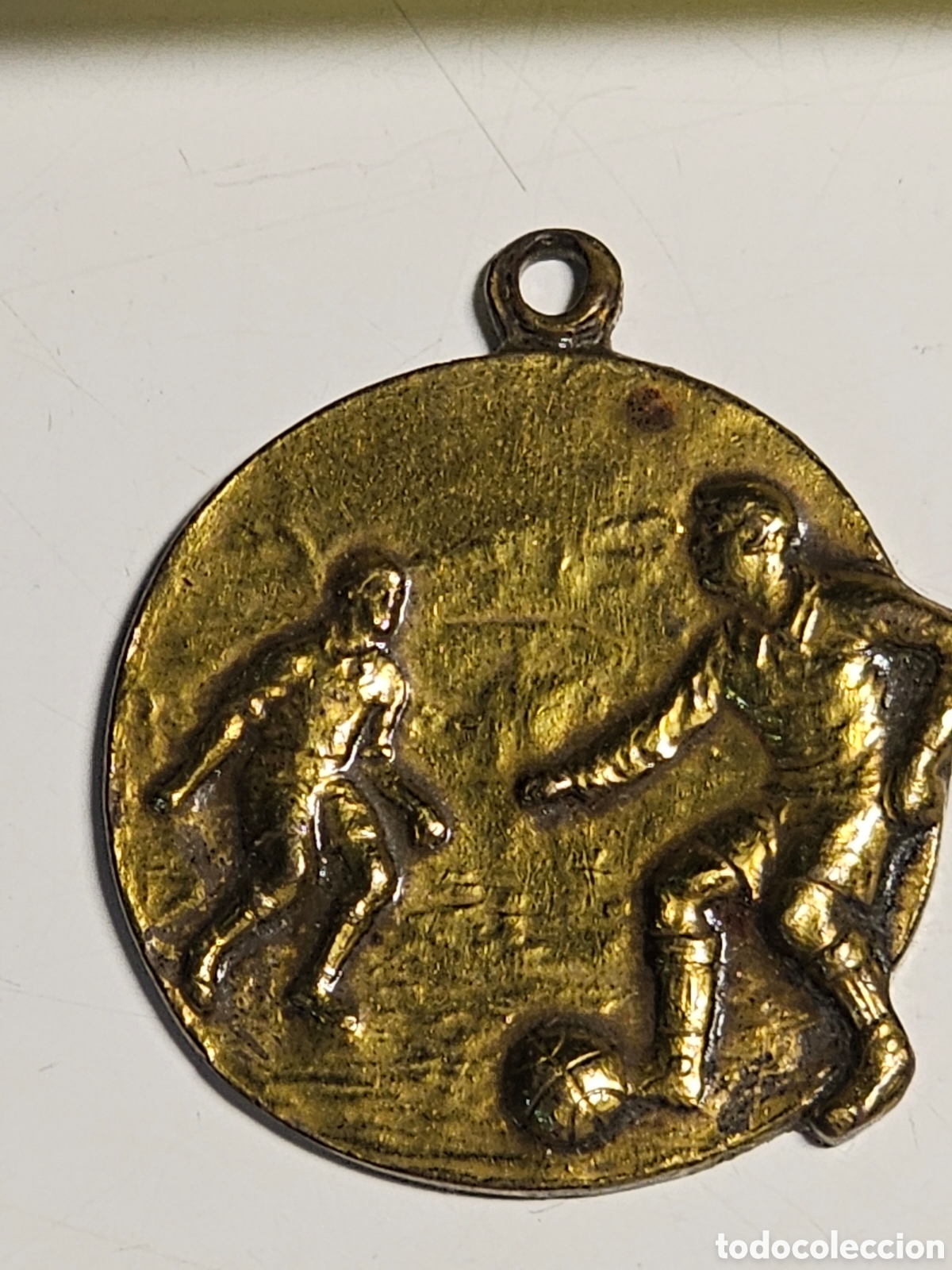 Colecionismo desportivo: Medalla torneo de futbol de Cantonigros de 1942. De metal